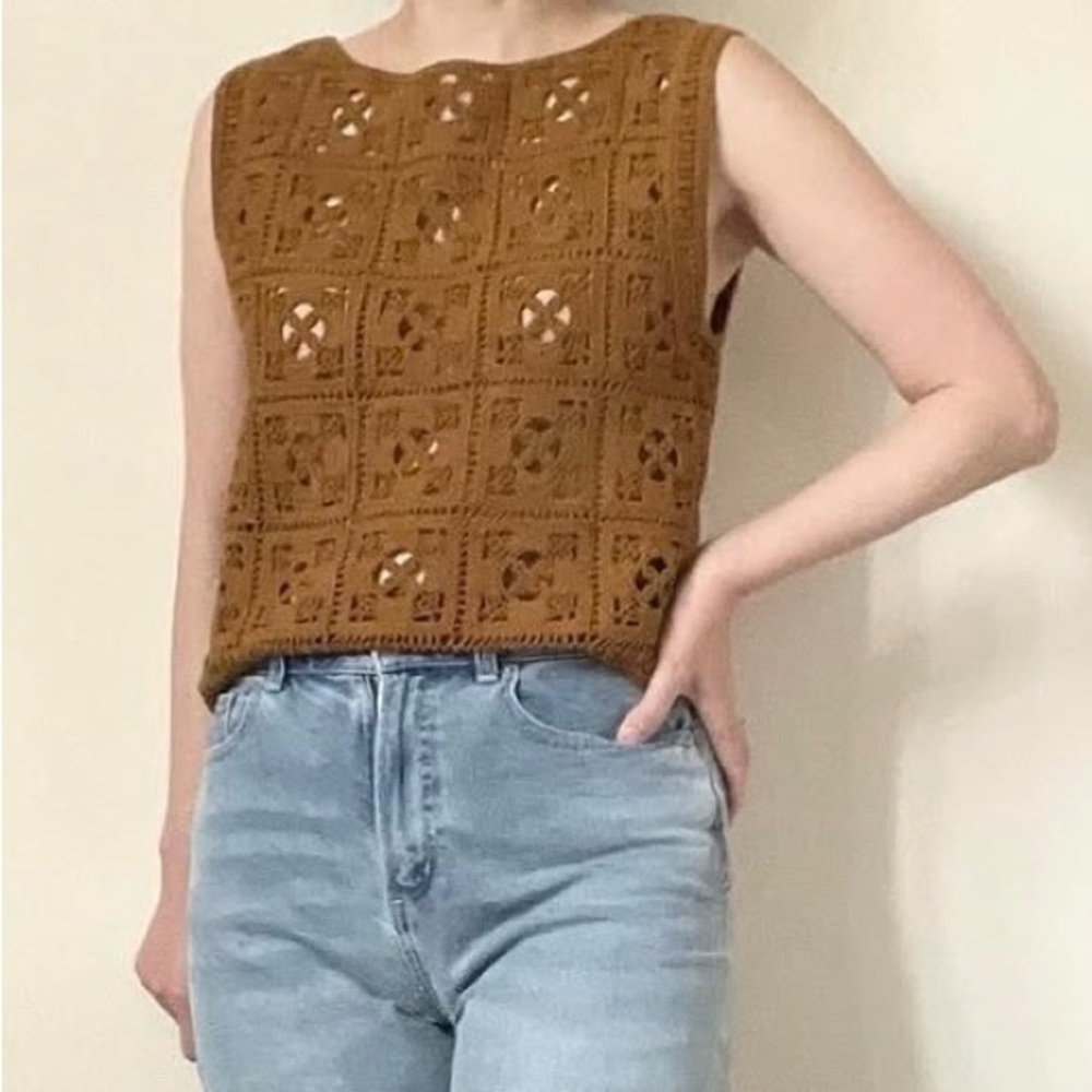 Sezane Lysiane jumper in Bronze - Picture 6 of 6